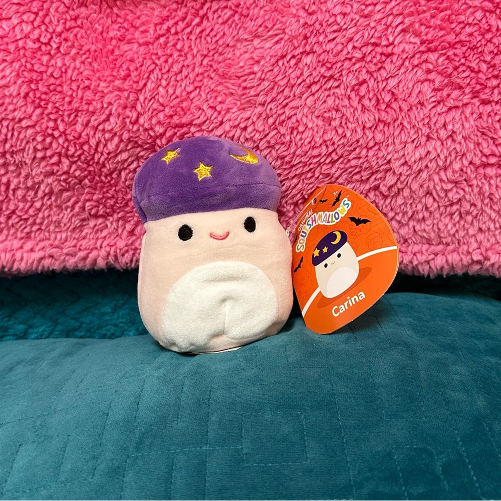 SQUISHMALLOWS Carina the Mushroom 3.5in NWT